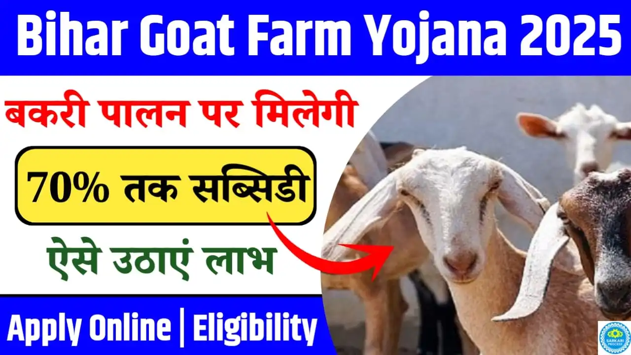 Bihar Goat Farm Yojana 2025