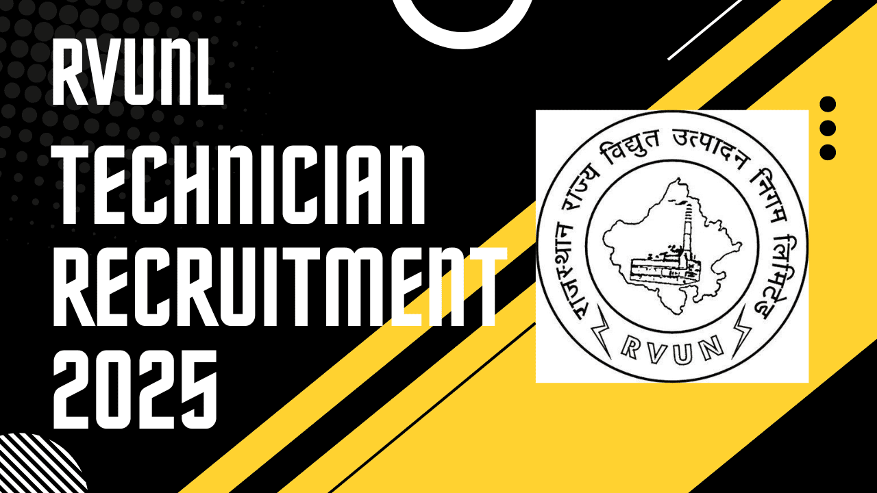 RVUNL Technician Recruitment 2025